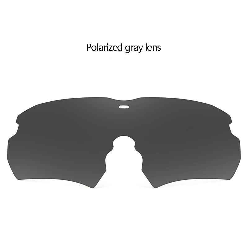 Высококачественные противотуманные линзы солнцезащитные очки TR90 военные очки 3 линзы противотуманные очки для верховой езды ветрозащитные очки - Цвет: Темно-серый