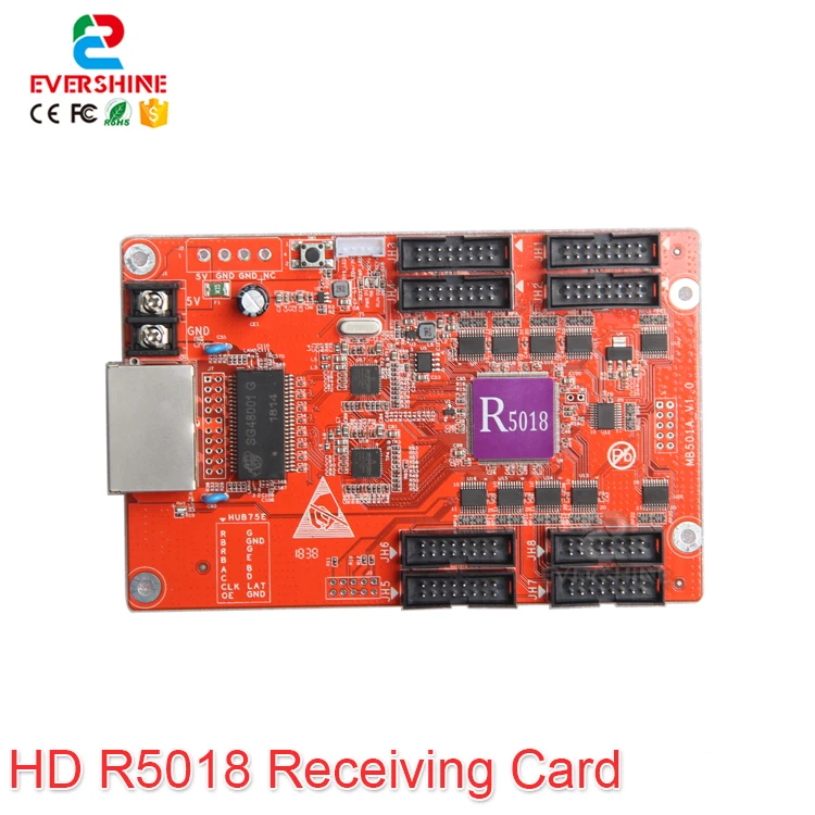 Новинка HD R501 12 * HUB75 видео высокой четкости полноцветный светодиодный дисплей