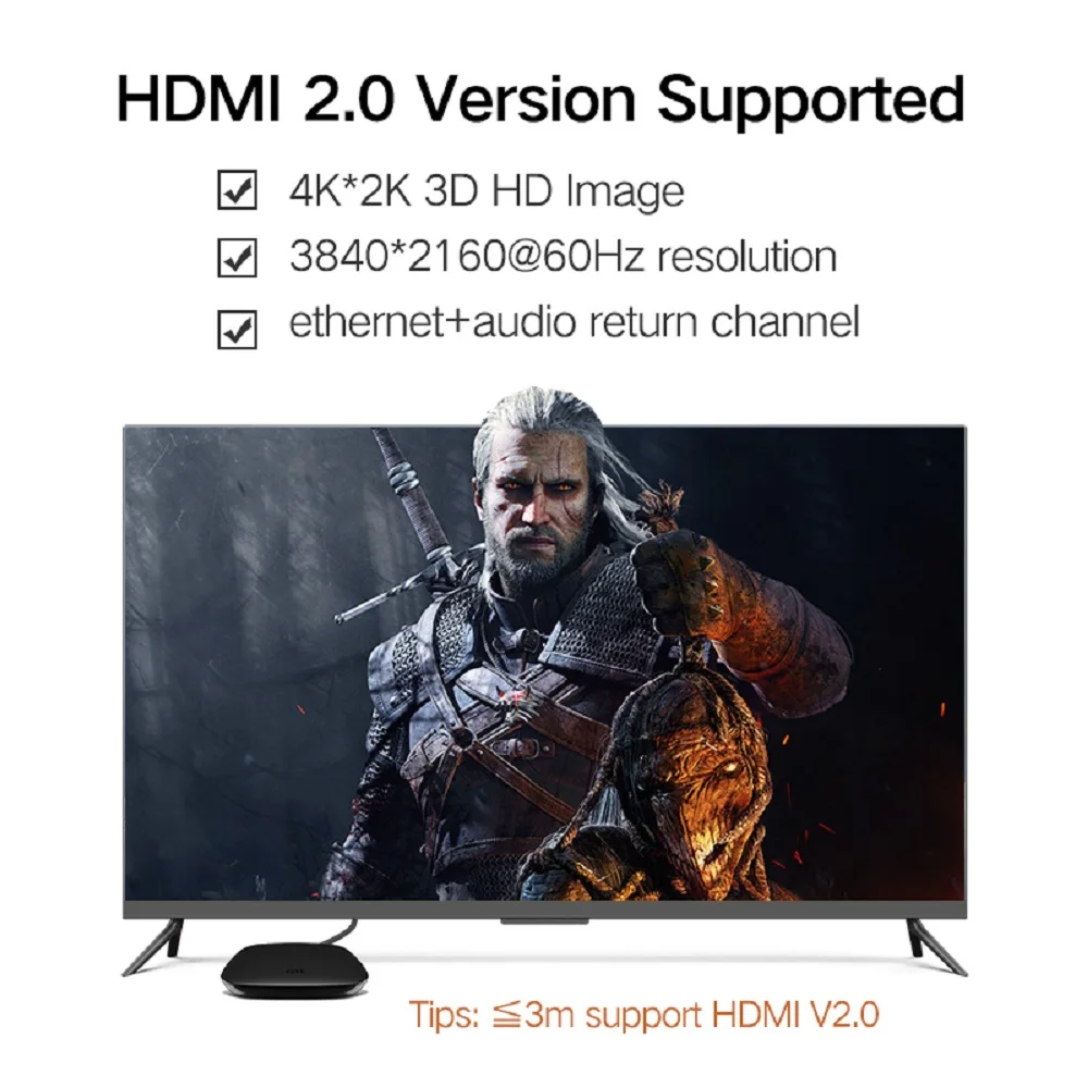 HDMI кабель HDMI 2,0 кабель для IPTV lcd HDMI xbox 360 PS3 4 pro приставка nintendo Switch проектор 1 м 2 м 3 м 5 м Кабель HDMI