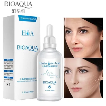 

BIOAQUA Hyaluronic Acid Serum Anti Wrinkle Anti Aging Shrink Pores Collagen Essence Liquid Face Acne Moisturizing Skin Care