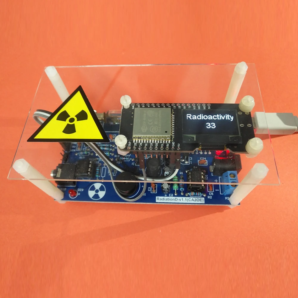 Meterk Собранный DIY счетчик Гейгера комплект модуль детектор атомного излучения
