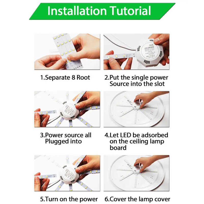 12W 16W 20W 24W Led Downlight Accessory Octopus Magnetic plate Ring