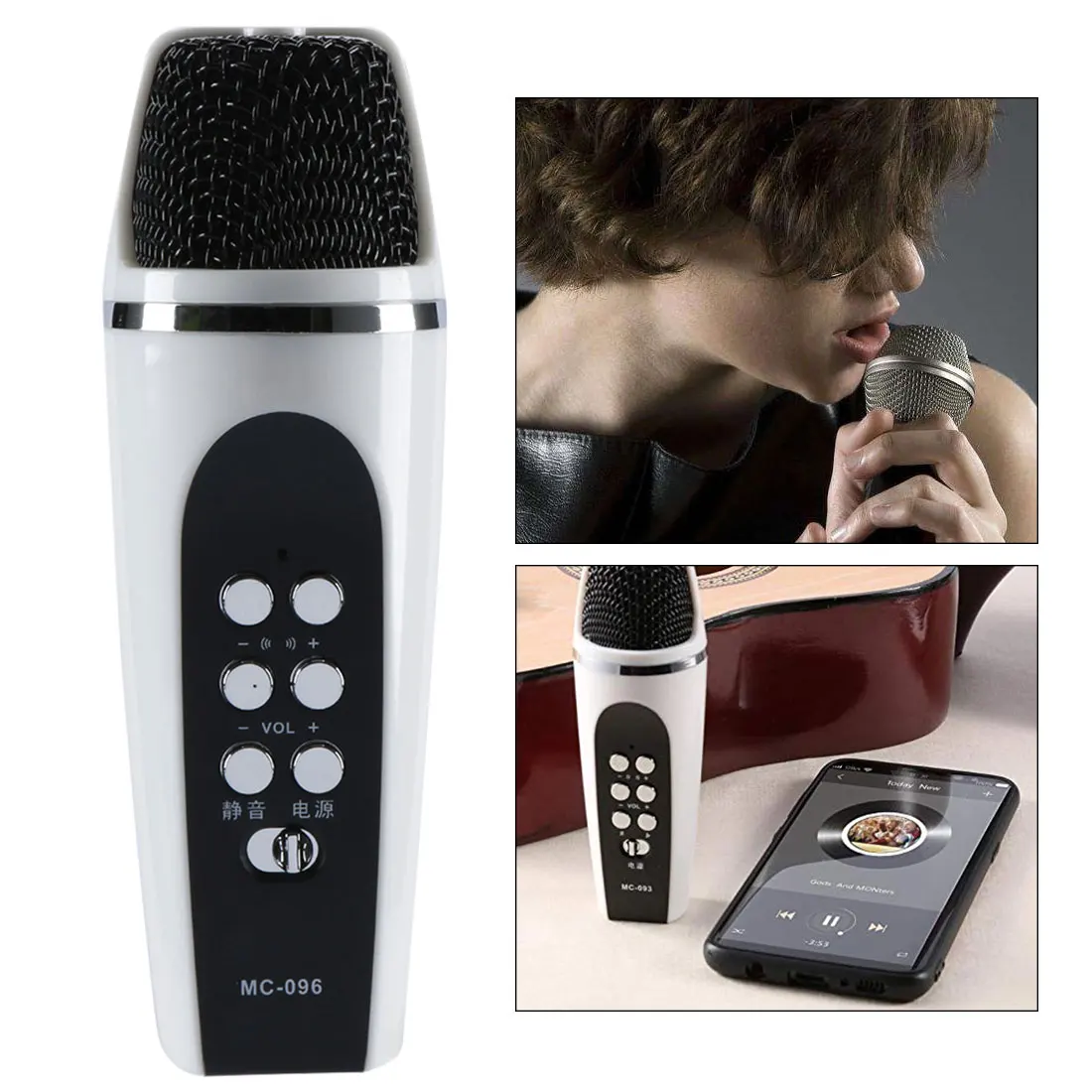 

Microphone sound card computer live game mobile phone eat chicken male change female change loli voice chat handheld microphone