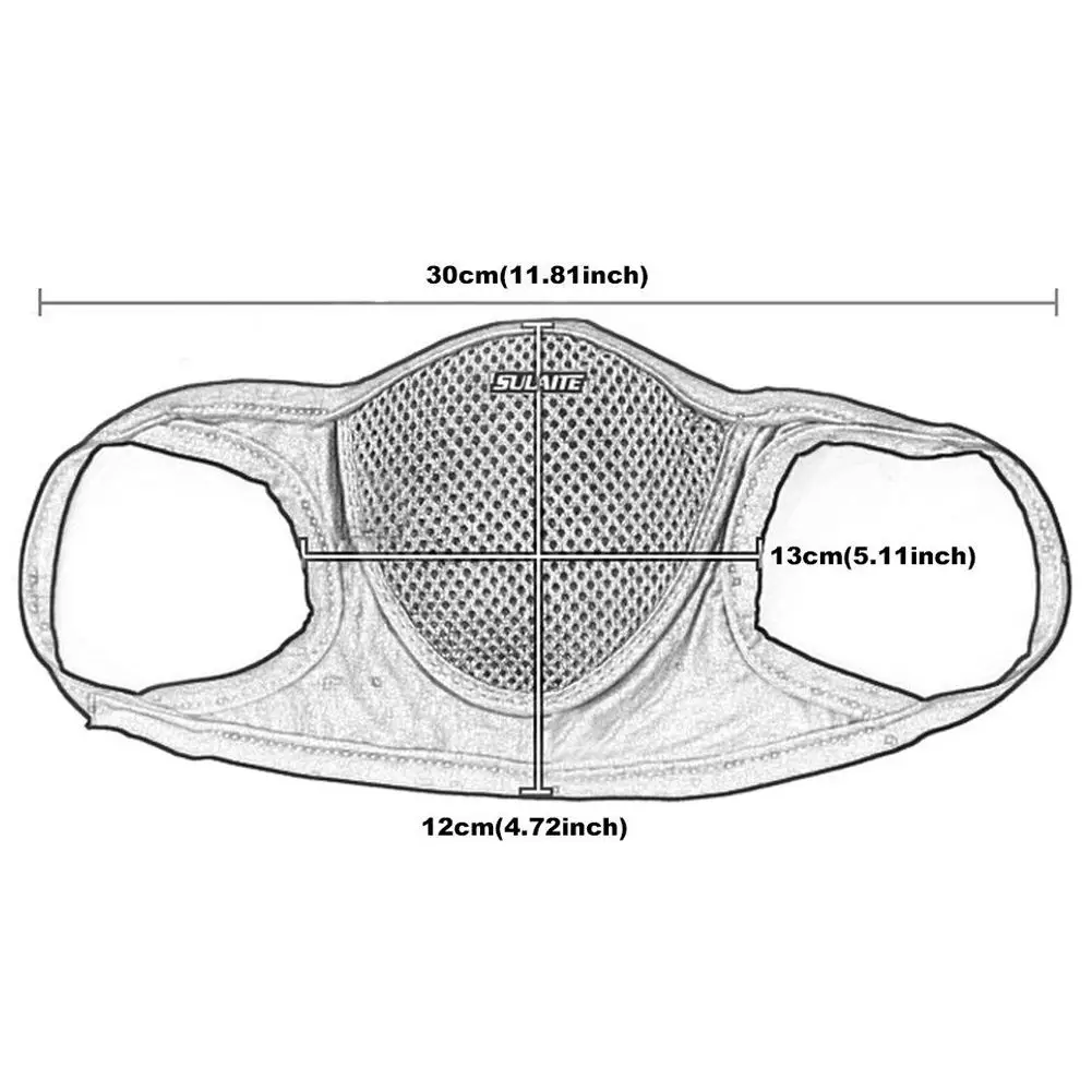 SULAITE Пылезащитная Ветрозащитная маска Моющиеся Многоразовые удобные маски для мужчин и женщин