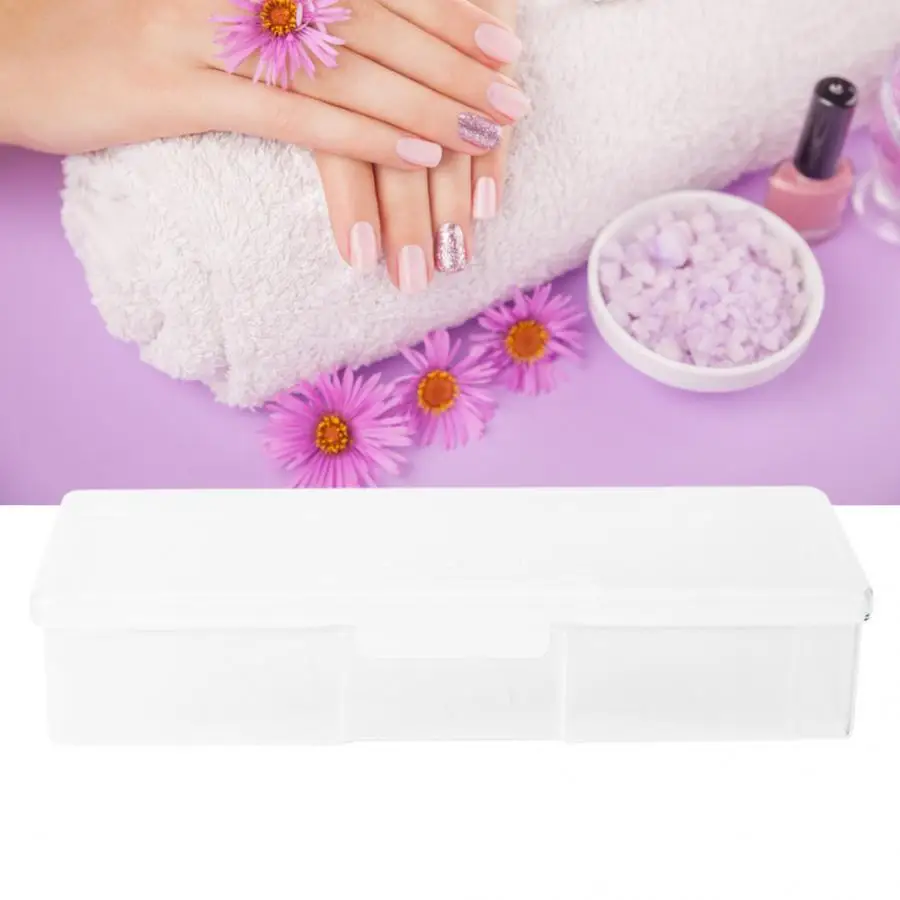 

Nail Polish Organizer Portable Dustproof Nail Manicure Small Item Storage Organizer Box Container Nail Polish Holder