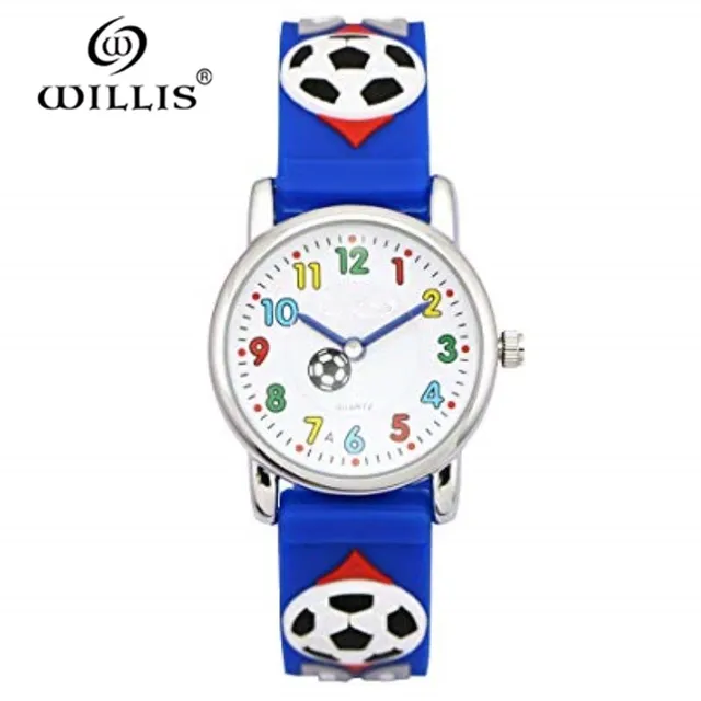 New 3D Cartoon fashion silicone football kids Watch Children Girls Boys Students New 3D Cartoon fashion silicone football kids Watch Children Girls Boys Students