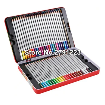 

Water soluble color pencil 24 color 36 color 48 color lead painting six angle primary school supplies