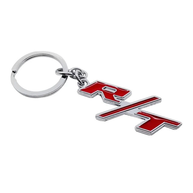 Key Chains RT Logo Keyring Car Key Rings for Dodge Caliber RAM Journey