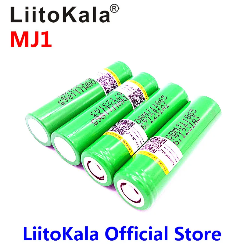 LiitoKala для MJ1 18650 INR18650MJ1 10A литий-ионный аккумулятор 3500mah INR18650MJ1 батареи