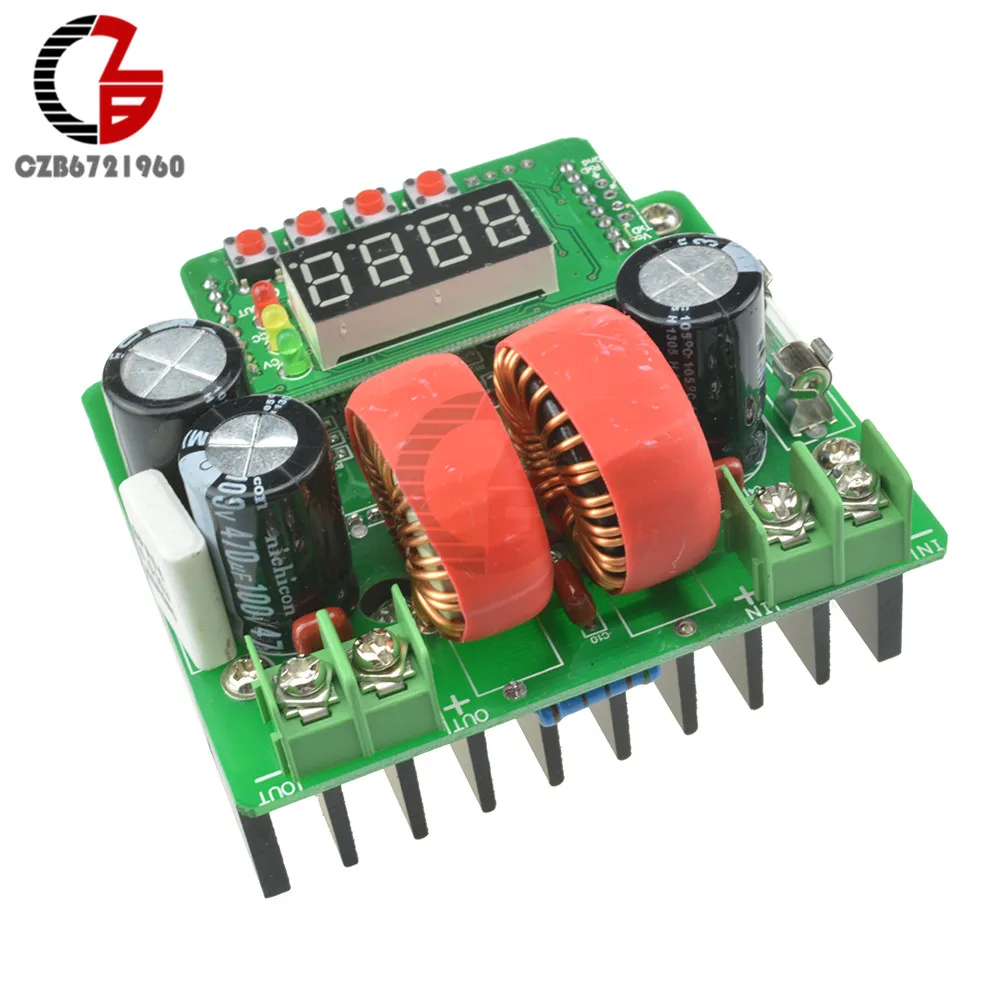 

Digital LED 400W 10A Step Up Constant Voltage Constant Current DC-DC Boost Chager Adjustable Power Module