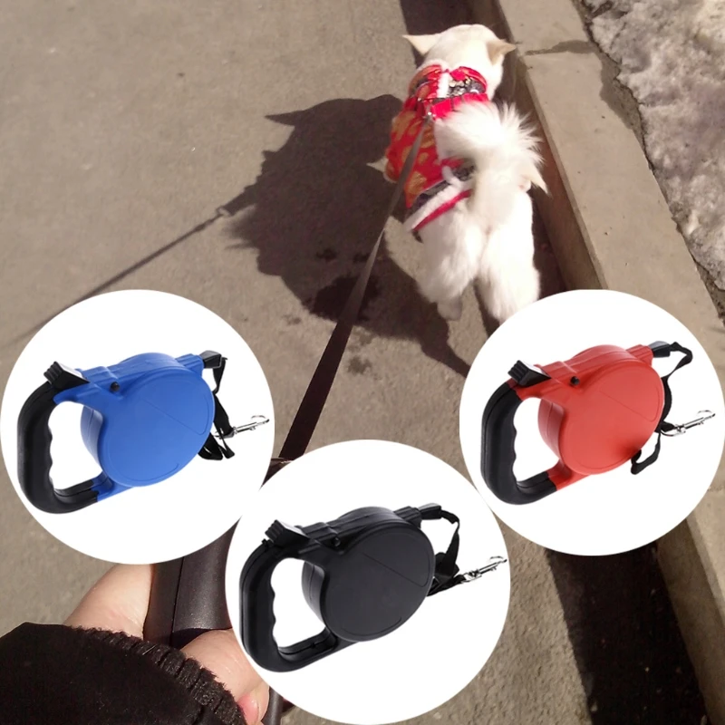 

8m Pet Dog Cat Puppy Automatic Retractable Traction Rope Walking Lead Leash-P101