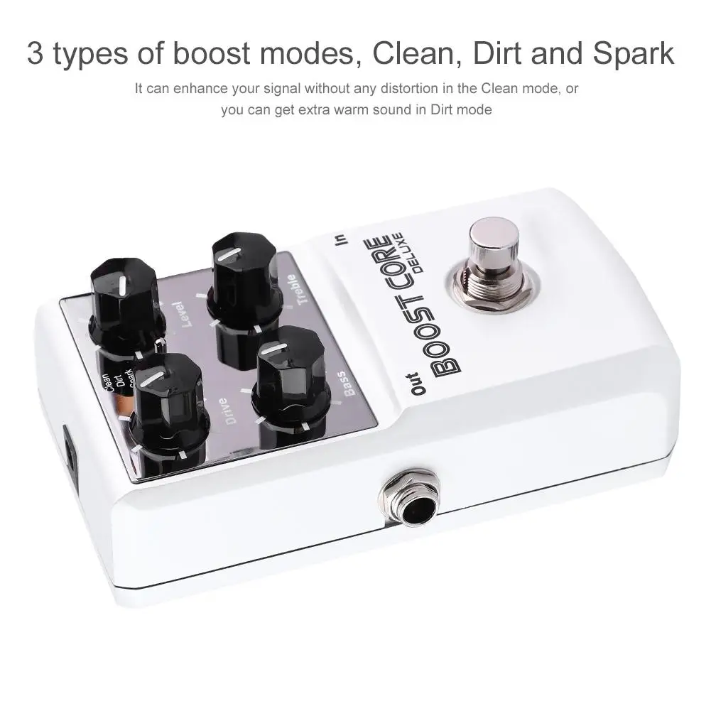 NUX Boost Core роскошный Металл гитара вспомогательная педаль чистый Привод Spark Effects аксессуары для гитары