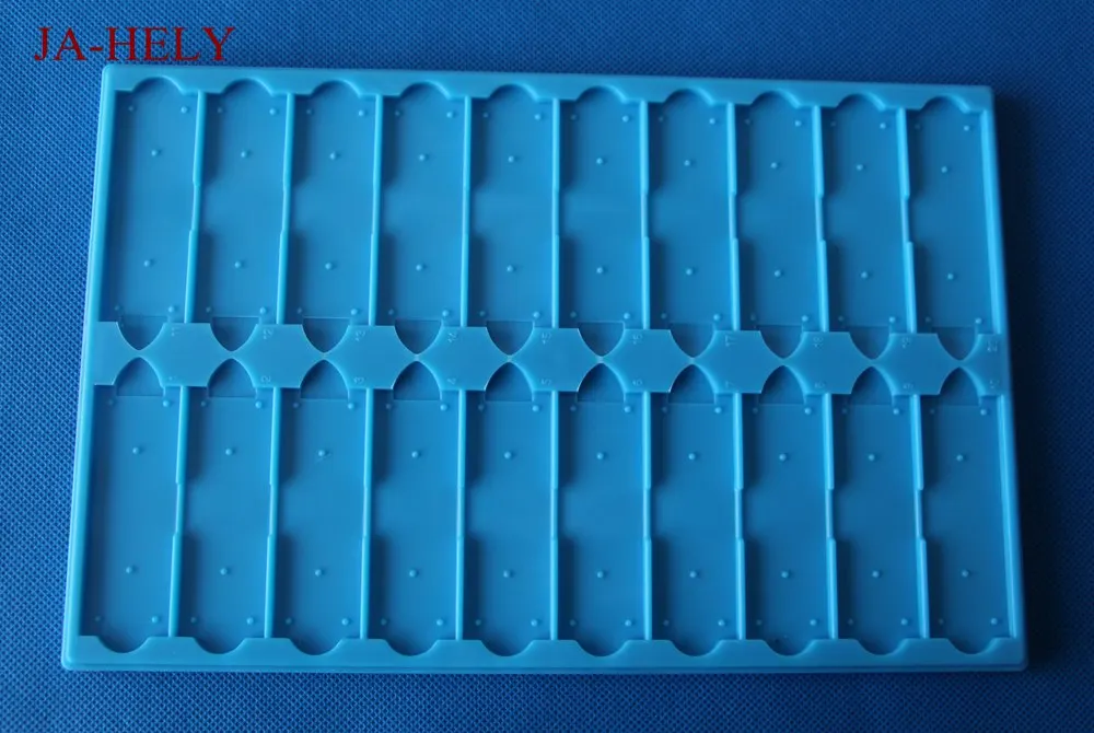 50pcs/lot 20 slide Microscope Slide Tray Microscope Slide Storage Plate