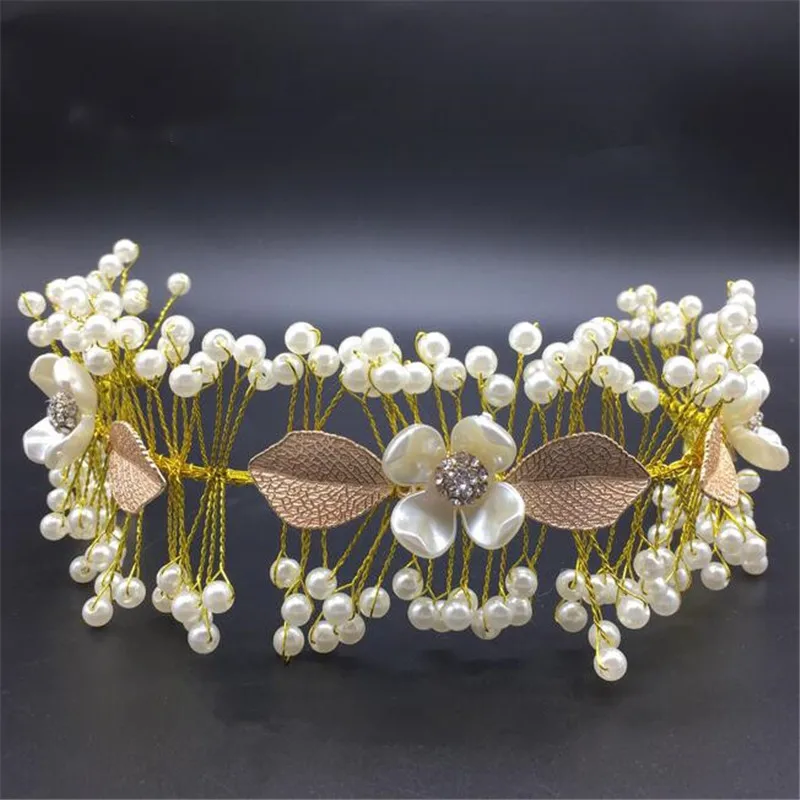 bridal-handmade-pearl-Hair-ornaments-gold-floral-leaves-lady-girls-wedding-party-accessories-women-headress-RE621 (2)