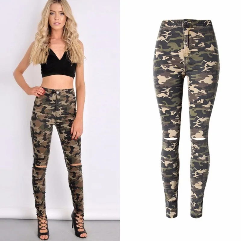 Try Everything Military Jeans Women Ripped Shinny Camouflage Jeans Female  Pencil Stretch Pants High Waisted Army Jeans Women|jeans female|jeans  womanjeans woman ripped - AliExpress