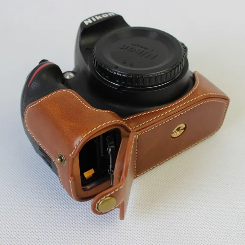 Tangyongjiao Camera Accessories Full Body Camera PU Leather Case Bag for Nikon D3200 / D3300 / D3400 18-55mm / 18-105mm Lens Black Color : Brown Tangyongjiao Camera Accessories Full Body Camera PU Leather Case Bag for Nikon D3200 / D3300 / D3400 18-55mm / 18-105mm Lens Black Color : Brown