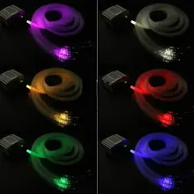 10 Вт мерцающий RGBW светодиодный волоконно-оптический Звездный потолочный светильник комплект 0,75 мм* 250 шт.* 3 м волоконно-оптический звездное небо потолок DIY+ 28 ключей RF пульт дистанционного управления