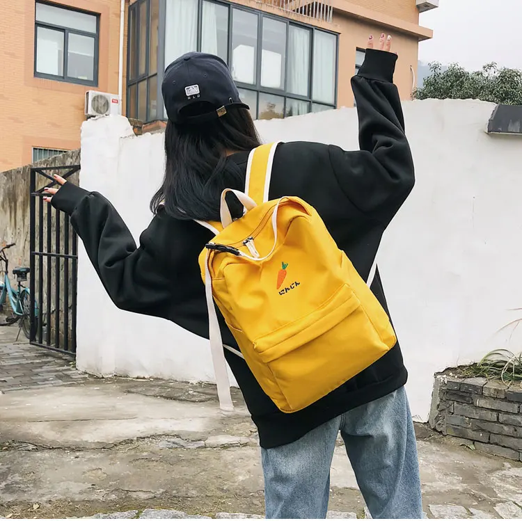 

Fresh Japanese Harajuku School Bag Female Korean Waterproof Cute Student Backpack Computer Laptop Backpack
