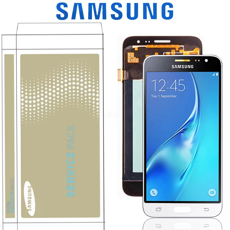 Оригинальный Super AMOLED дисплей 5 0 дюйма для Samsung Galaxy J3 2016 J320 J320F J320M J320Y ЖК с тачскрином