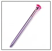 1 шт. креативная большая Алмазная гелевая ручка подпись ручка Escolar Papelaria школьные офисные канцелярские принадлежности рекламный подарок - Цвет: Pink diamond
