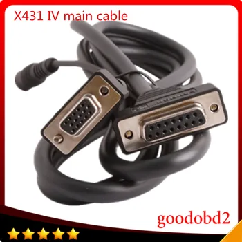 X-431 Main Cable OBDII X431 IV 4 4th Fourth Cables Generation Diagnostic Tools Test Cables OBDII Adaptor for Original LAUNCH 2017 launch x431 dbscar 2 replacement bluetooth adapter for x431 pros mini x431 pro mini diagun iv adapter