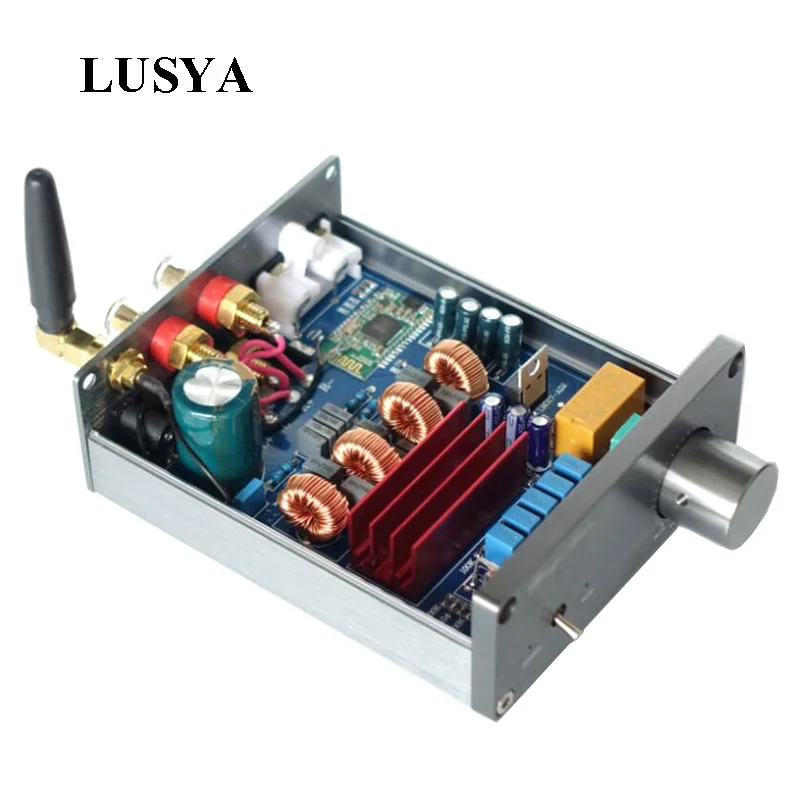 

Lusya BL10B Bluetooth 4.0 TPA3116 Digital Audio Amplifier dual Channels 50W *2 Bluetooth Amplifier DC12-24V G2-009