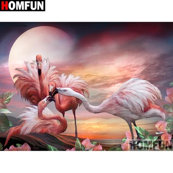 

HOMFUN Full Square/Round Drill 5D DIY Diamond Painting "Animal bird" Embroidery Cross Stitch 5D Home Decor Gift A16520