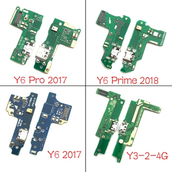 

10pcs/lot,For Huawei Y3-2 3G 4G Y6 Y7 Prime Y9 2017 2018 P Smart 2019 USB Dock Connector Charging Port Flex Cable Repair Parts