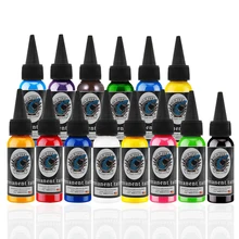 30 мл профессиональная Красота для перманентного макияжа краски Accesories14 bottletattoos с пигментными чернилами Набор татуировок Наборы чернил для татуажа