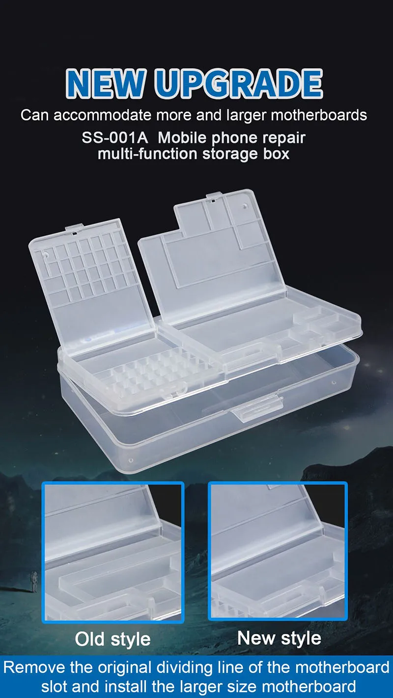 SUNSHINE SS-001A Многофункциональный волшебный ящик для мобильного телефона ЖК-экран материнская плата компонент IC пластиковая коробка для хранения