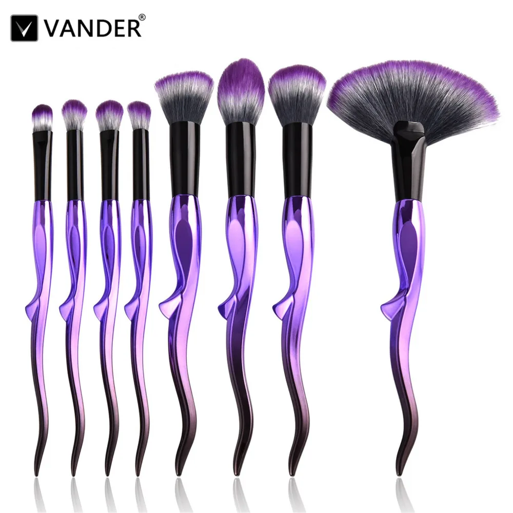 Vander 8pcs Makeup Brush Cosmetic Brush Set High Quality Fashionable