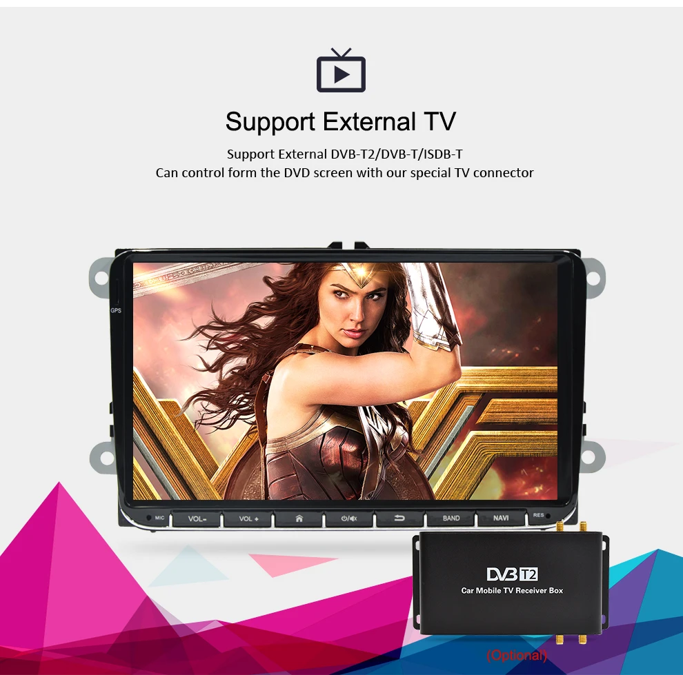 Perfect IPS Screen 1Din For Volkswagen Polo Golf Passat Eos Rabbit Scirocco Tiguan Jetta Altea Leon Toledo Fabia Yeti 4