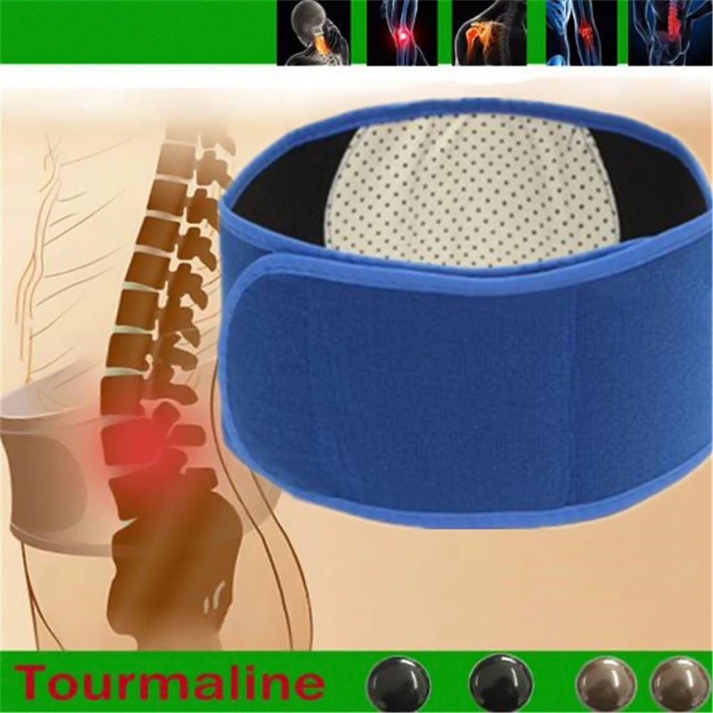 

Adjustable Waist Tourmaline Self heating Magnetic Therapy Back Waist Support Belt Lumbar Brace Massage Band Health Care