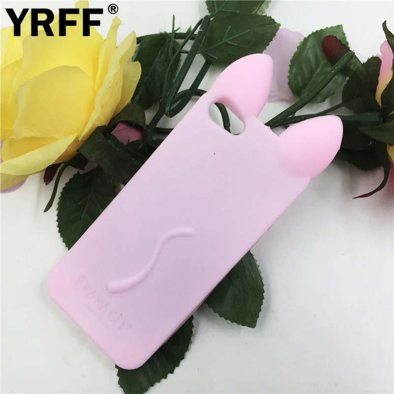YRFF силиконовый чехол для iphone 4 4G с котом apple милым 3d рисунком мультяшным мышкой