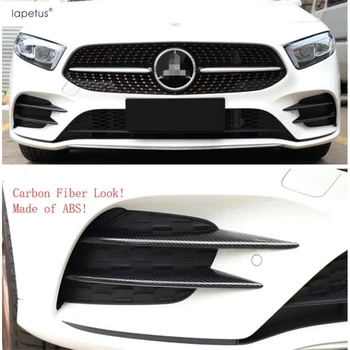 

Lapetus Accessories Fit For Benz A Class W177 A200 A220 2019 2020 ABS Front Fog Lights Lamp Eyelid Eyebrow Strip Cover Kit Trim