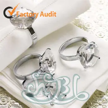 

Free fast shipping+ nice good quality clear crystal diamond rhinestone napkin ring for home decoration,wedding favor