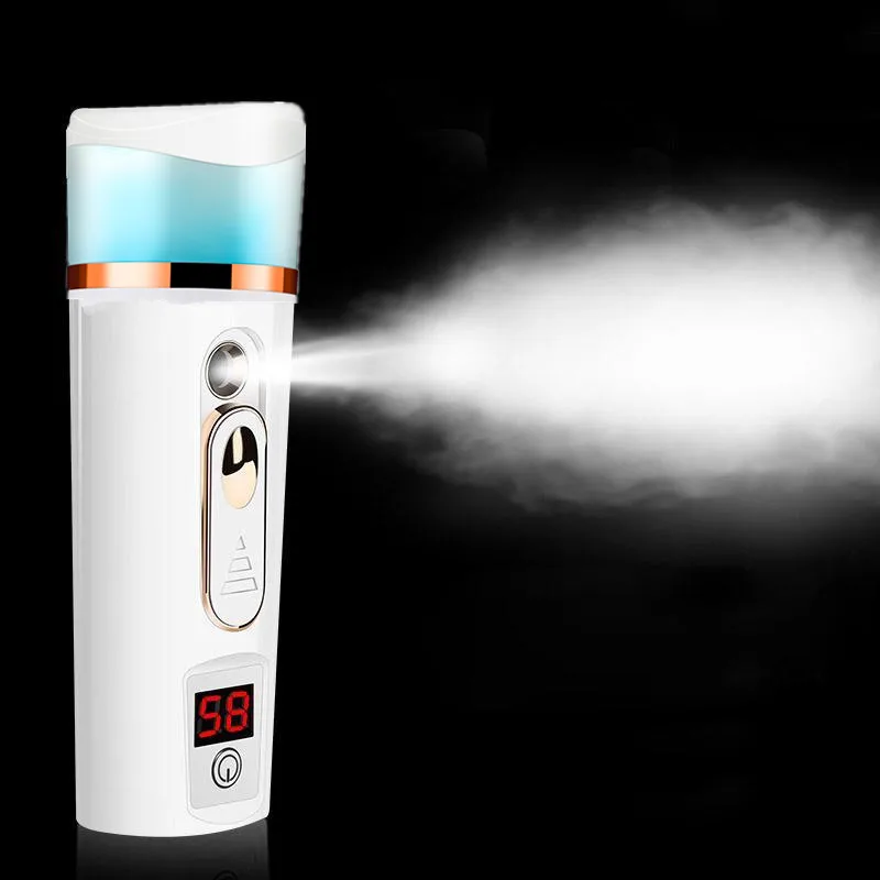 

3 in 1 Nano Mist Sprayer Skin Analyzer Facial Body Nebulizer Steamer Moisturizing Skin Care Mini Face Spray USB Portable Beauty