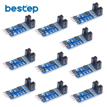 

10pcs Speed Sensor Module Tacho Sensor Slot-type Optocoupler Tacho-generator Counter Module for arduino Diy Kit