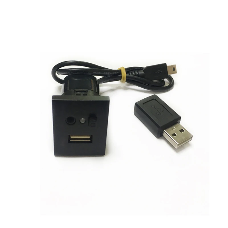 Для Ford Focus MK2 2009 2010 2011 USB/AUX слот интерфейс кнопка переключения аудио вход мини USB кабель+ адаптер