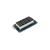 TM1637 Módulo de pantalla LED de 7 segmentos 4 Bits de 0,36 pulgadas reloj rojo ánodo tubo Digital serie Placa de controlador de paquete para arduino Diy Kit ► Foto 2/3
