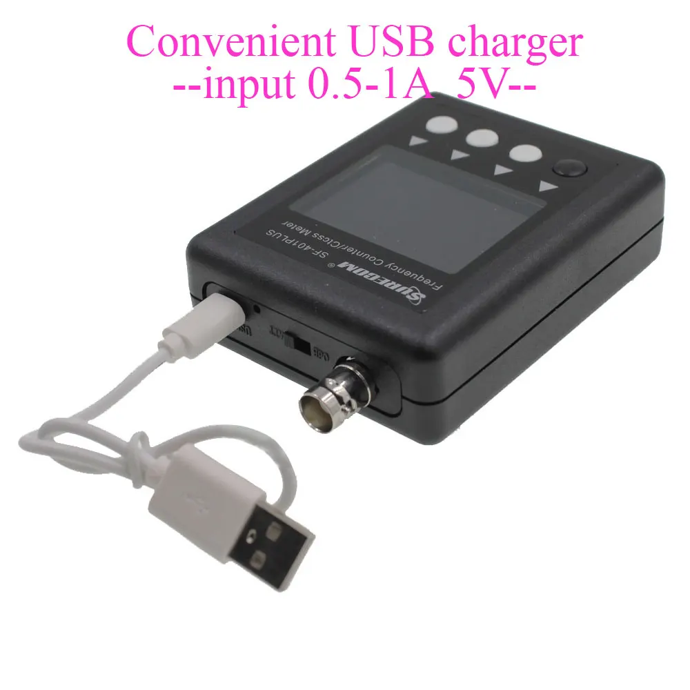 SURECOM Frequency meter SF401plus SF-401 plus Frequency Counter 27Mhz-3000Mhz Radio Portable Counter meter Frequency tester frequency fit device