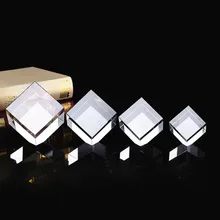 50*50 мм кристаллический пресс-папье K9 кристалл 3d лазер или 2d лазер индивидуальные слова или логотипы для украшения офиса