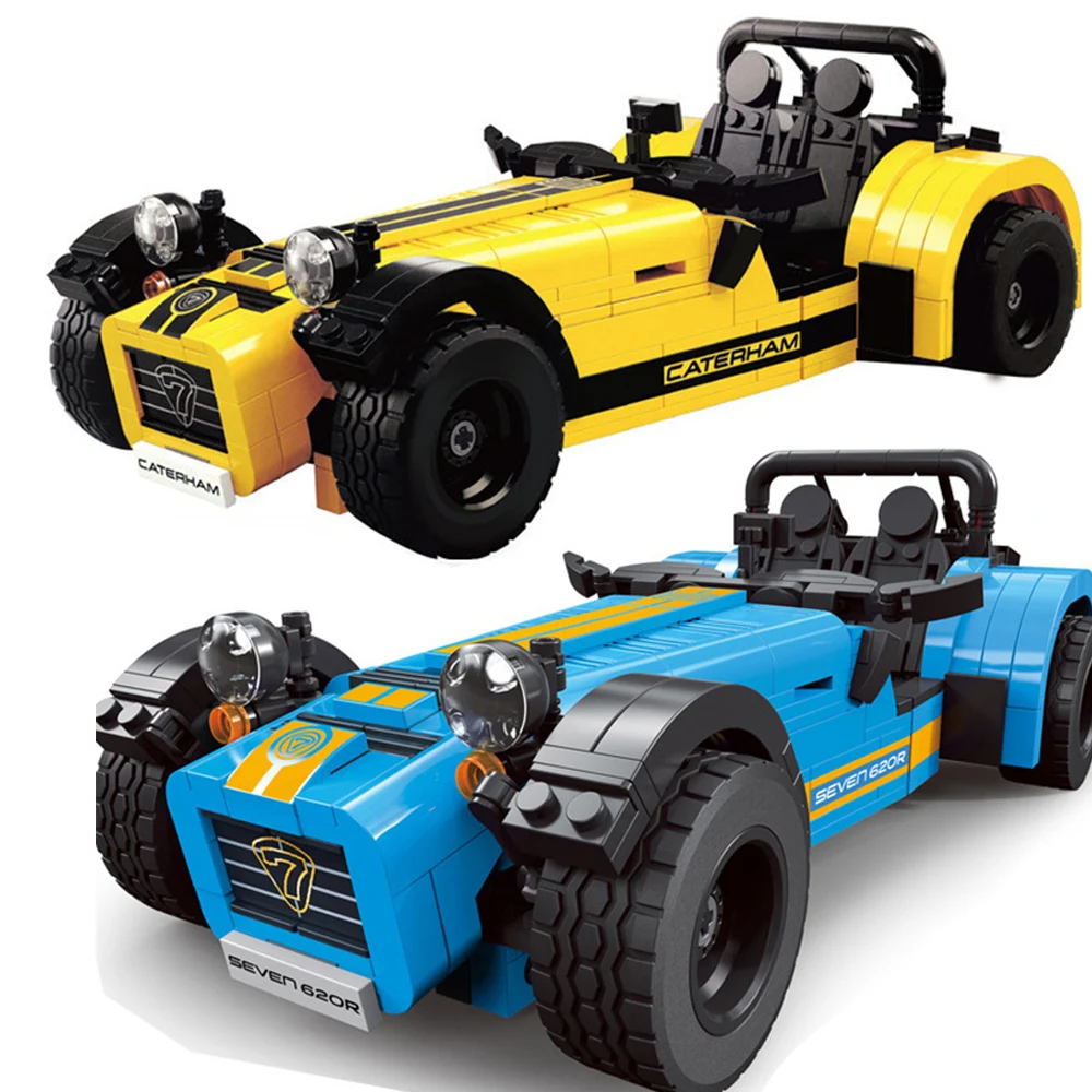 

Compatible Legoeinglys Technic Ideas Racers Caterham Seven 620R Sports Car Model Building Block Toys For Children 21307