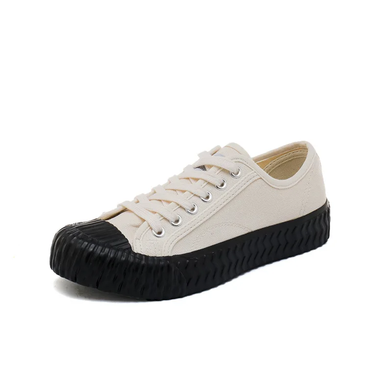 

2019 New Unisex Casual Canvas Women Men Couple Shoes Lace-up Flat Low Top Summer Platform Walking Breathable Sneakers