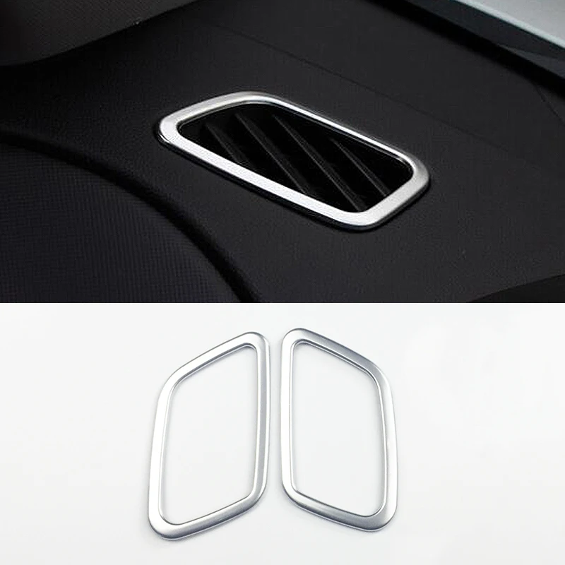For Hyundai Creta ix25 air conditioner Vent outlet Cover Styling ABS Chrome Decoration interior mouldings Accessories 2016 2017 |