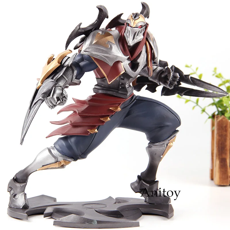 

Riot Games The Master of Shadows Zed Unlocked 005 Figure Action Zed Toy PVC Collection Model Toys