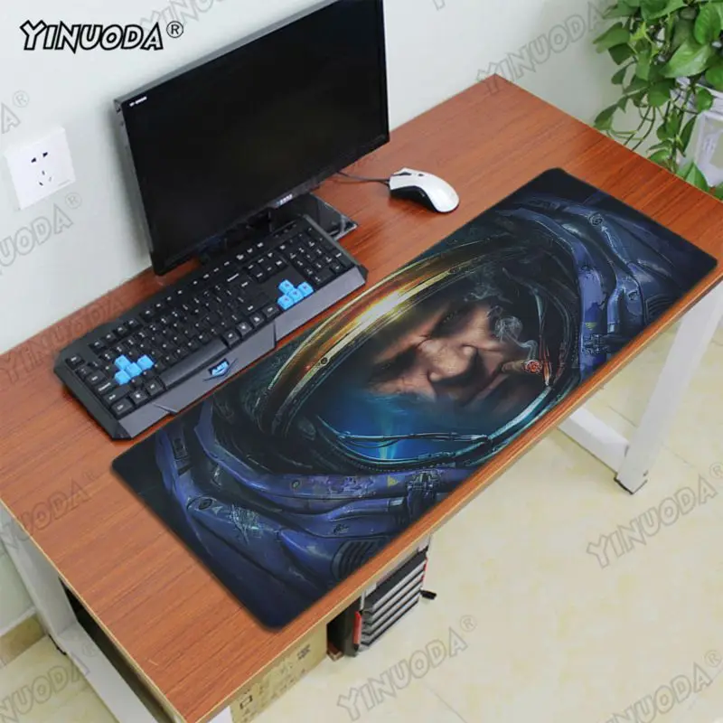 Игровой коврик для мыши Yinuoda starcraft 2 резиновый ноутбук геймеров Настольный Коврик