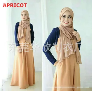 

2016 Appliques New Jilbabs And Abayas Caftan Arab Garment Abaya Turkey In The Middle East Muslim Women Dress Fashion Large Size