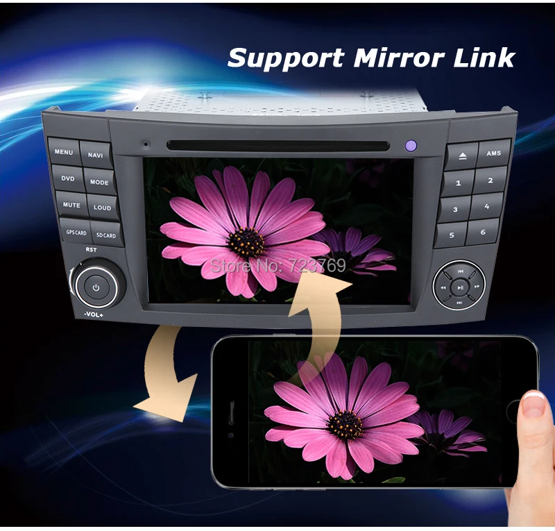 Clearance Pure Android 5.1 for Mercedes CLS Class W219 DVD Player GPS System Navigation System with 3G WiFi 11