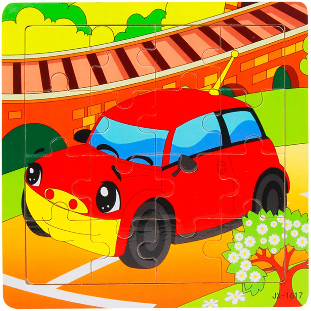 

Wooden Puzzle Educational Developmental Baby Kids Training Toy 4.3